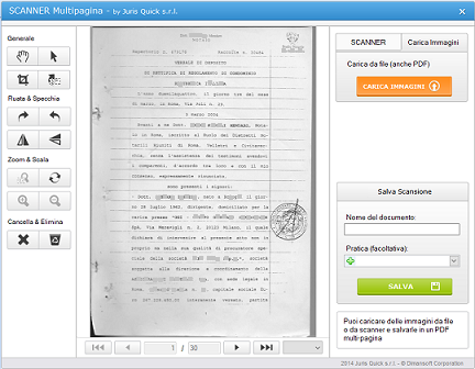 Scanner multipagina